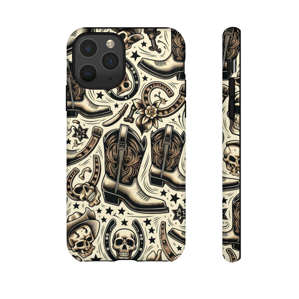 Skulls Boots Horseshoes Tough Case