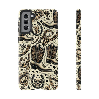 Skulls Boots Horseshoes Tough Case