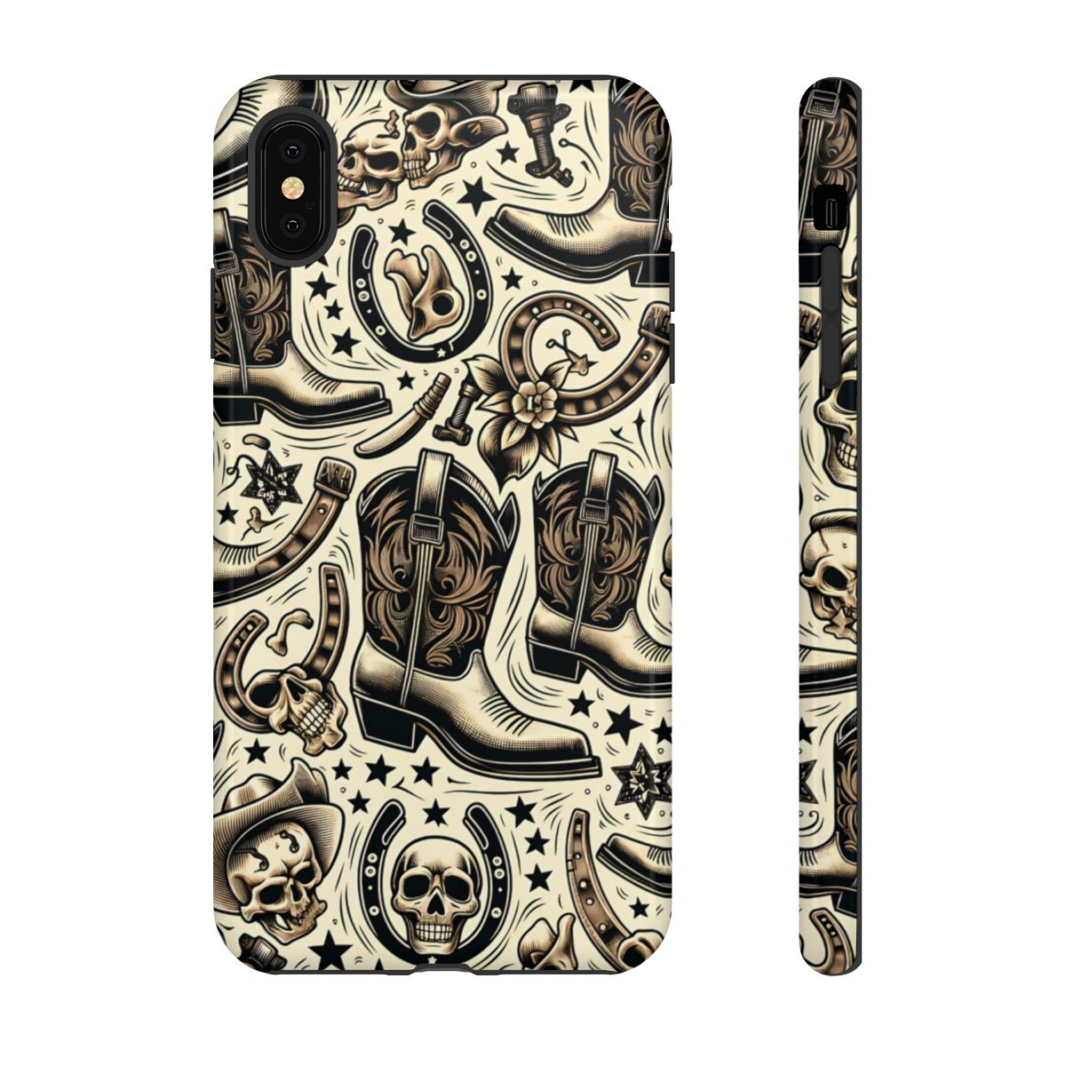 Skulls Boots Horseshoes Tough Case