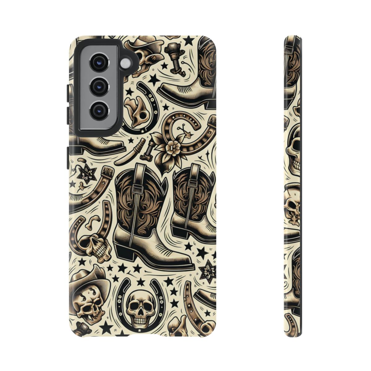 Skulls Boots Horseshoes Tough Case