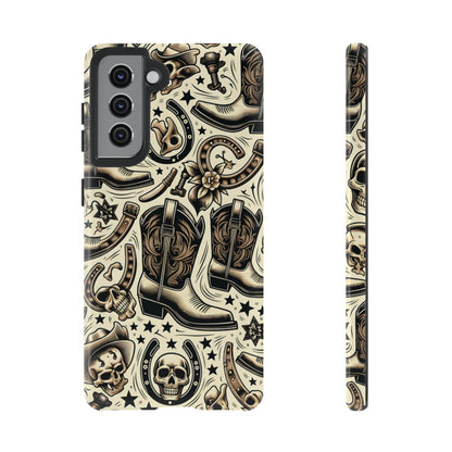 Skulls Boots Horseshoes Tough Case