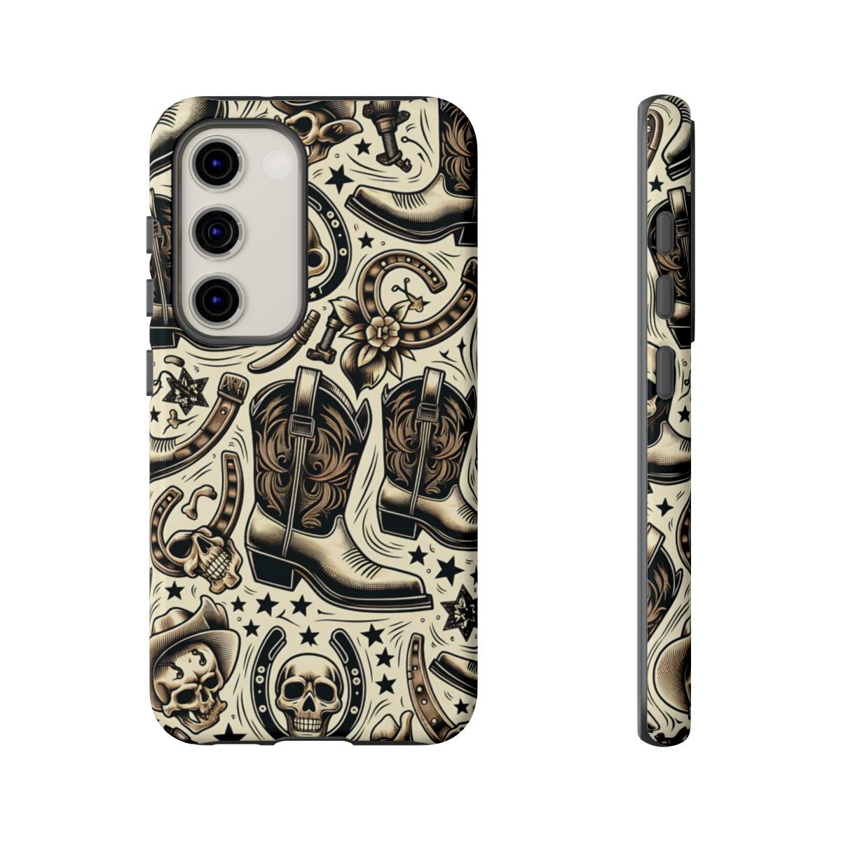 Skulls Boots Horseshoes Tough Case