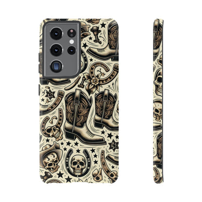 Skulls Boots Horseshoes Tough Case
