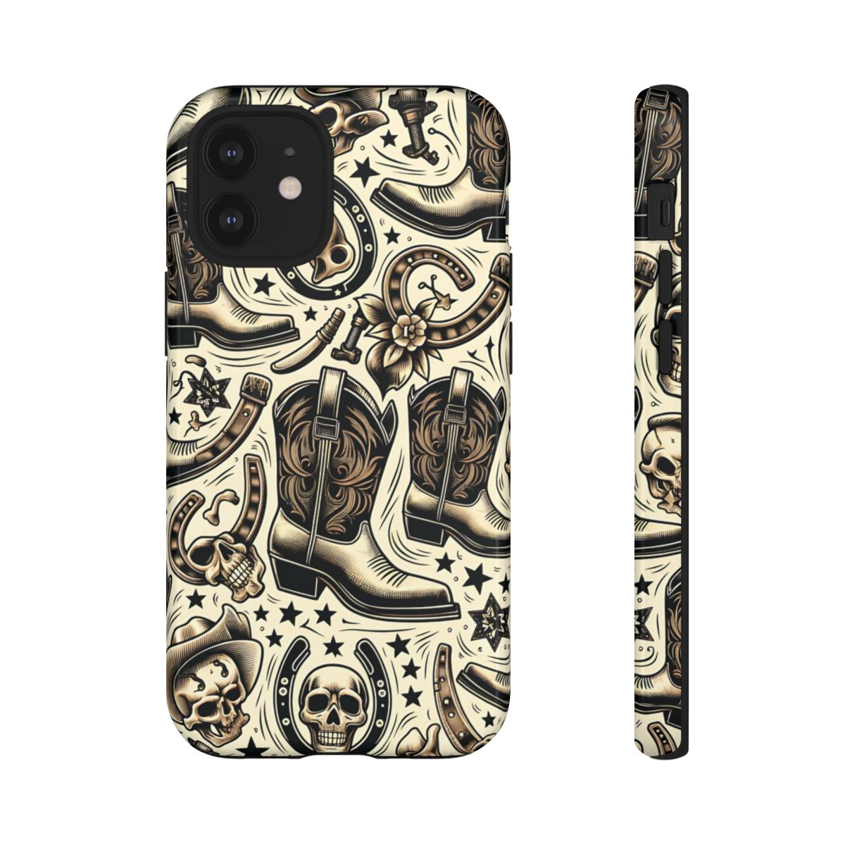 Skulls Boots Horseshoes Tough Case