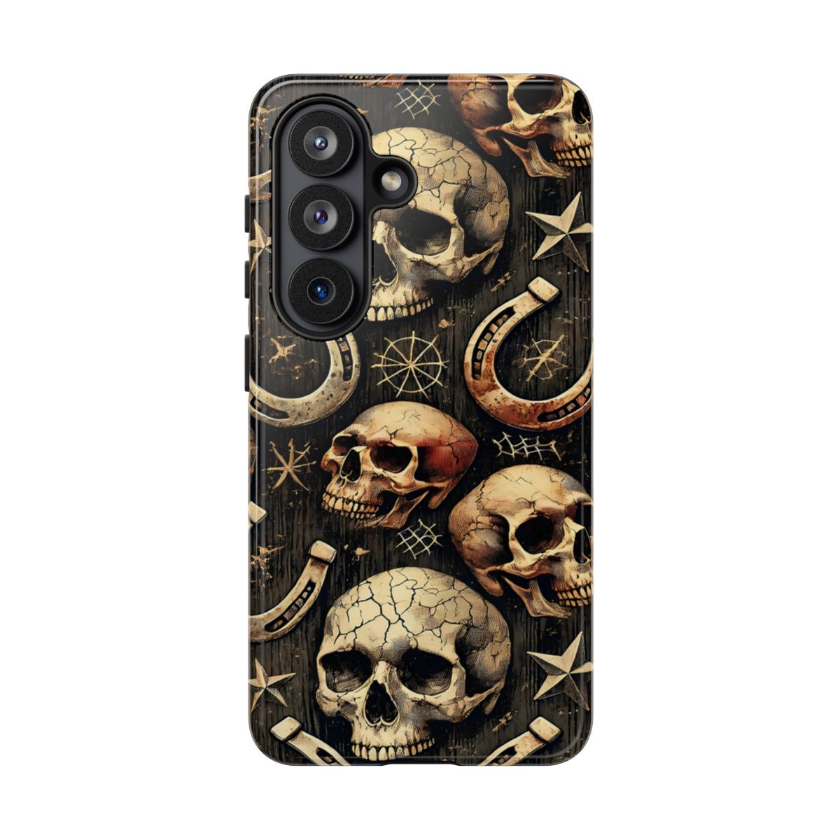 Skulls Horseshoes Dark Tough Case