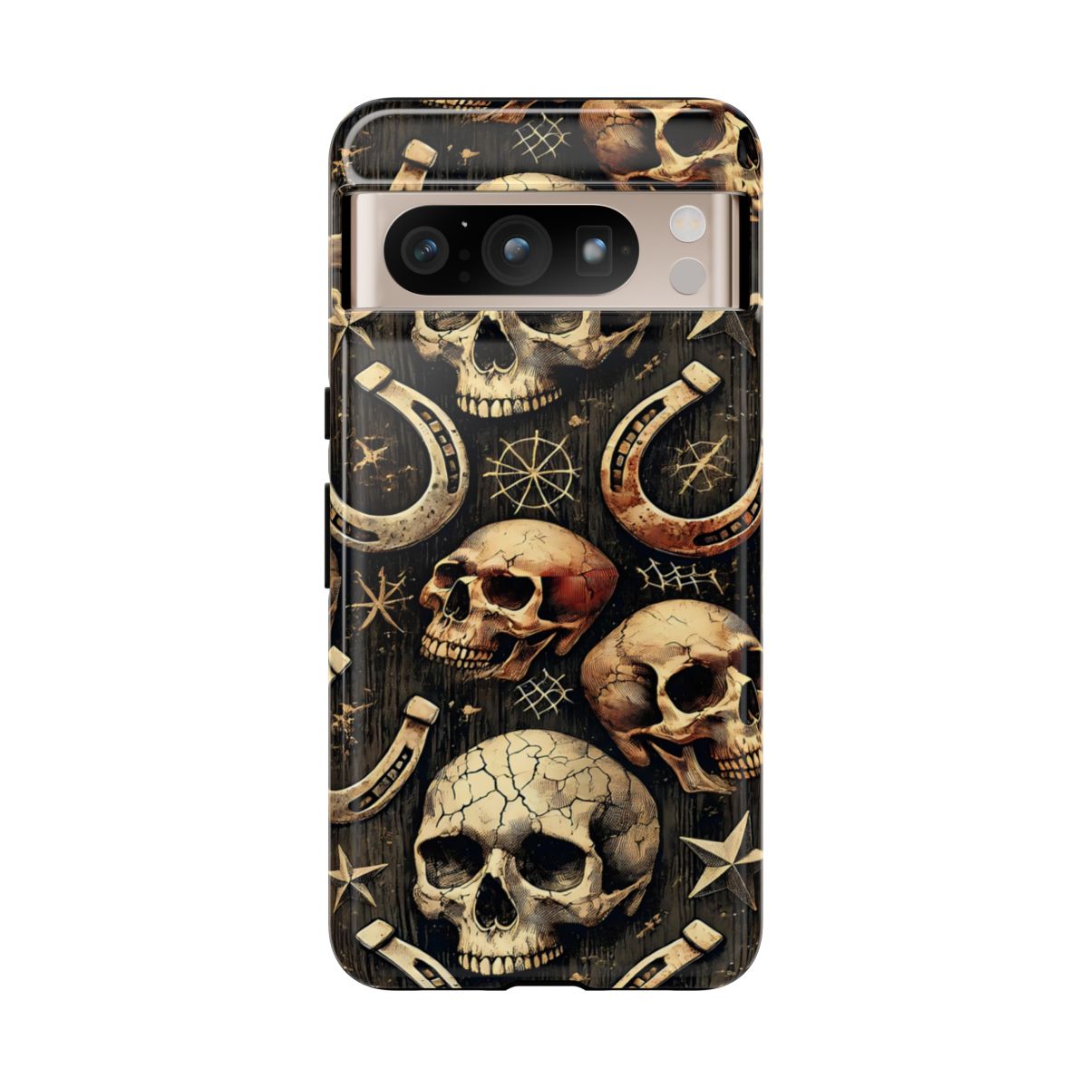 Skulls Horseshoes Dark Tough Case