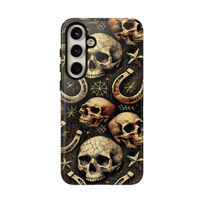 Skulls Horseshoes Dark Tough Case