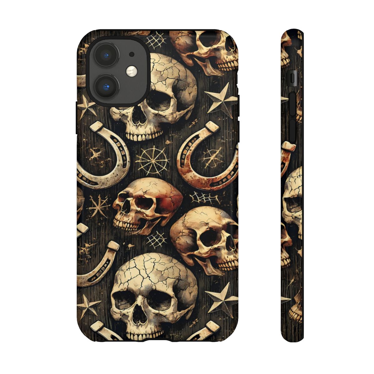Skulls Horseshoes Dark Tough Case