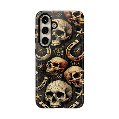 Skulls Horseshoes Dark Tough Case