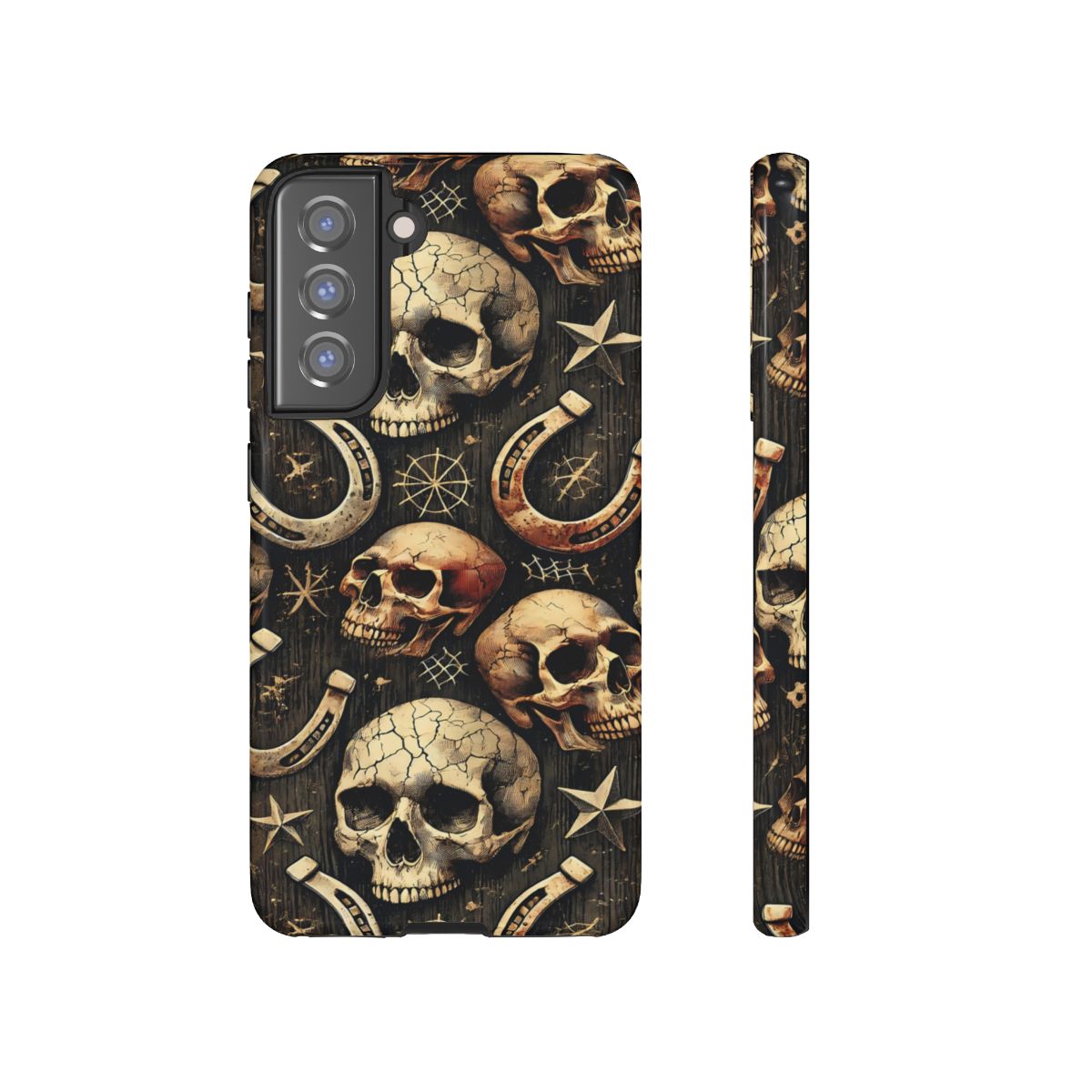 Skulls Horseshoes Dark Tough Case