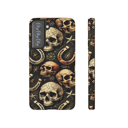 Skulls Horseshoes Dark Tough Case