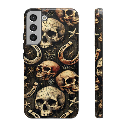 Skulls Horseshoes Dark Tough Case
