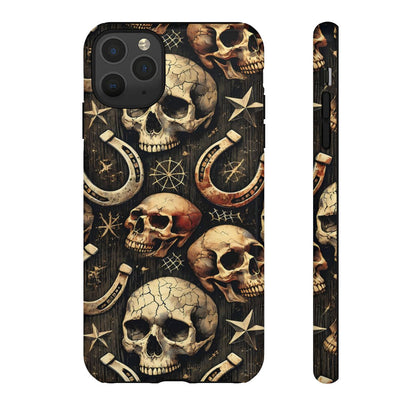 Skulls Horseshoes Dark Tough Case