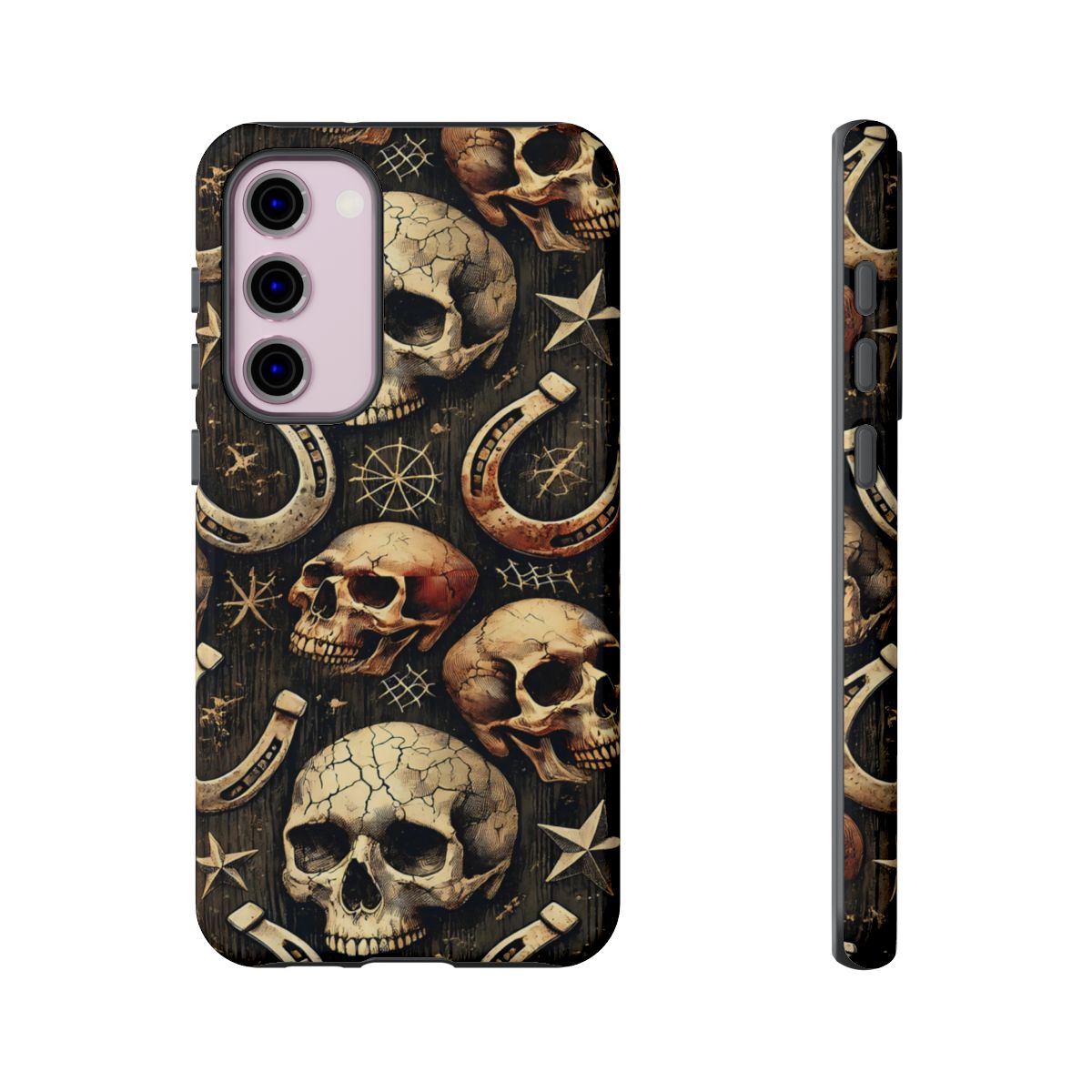 Skulls Horseshoes Dark Tough Case