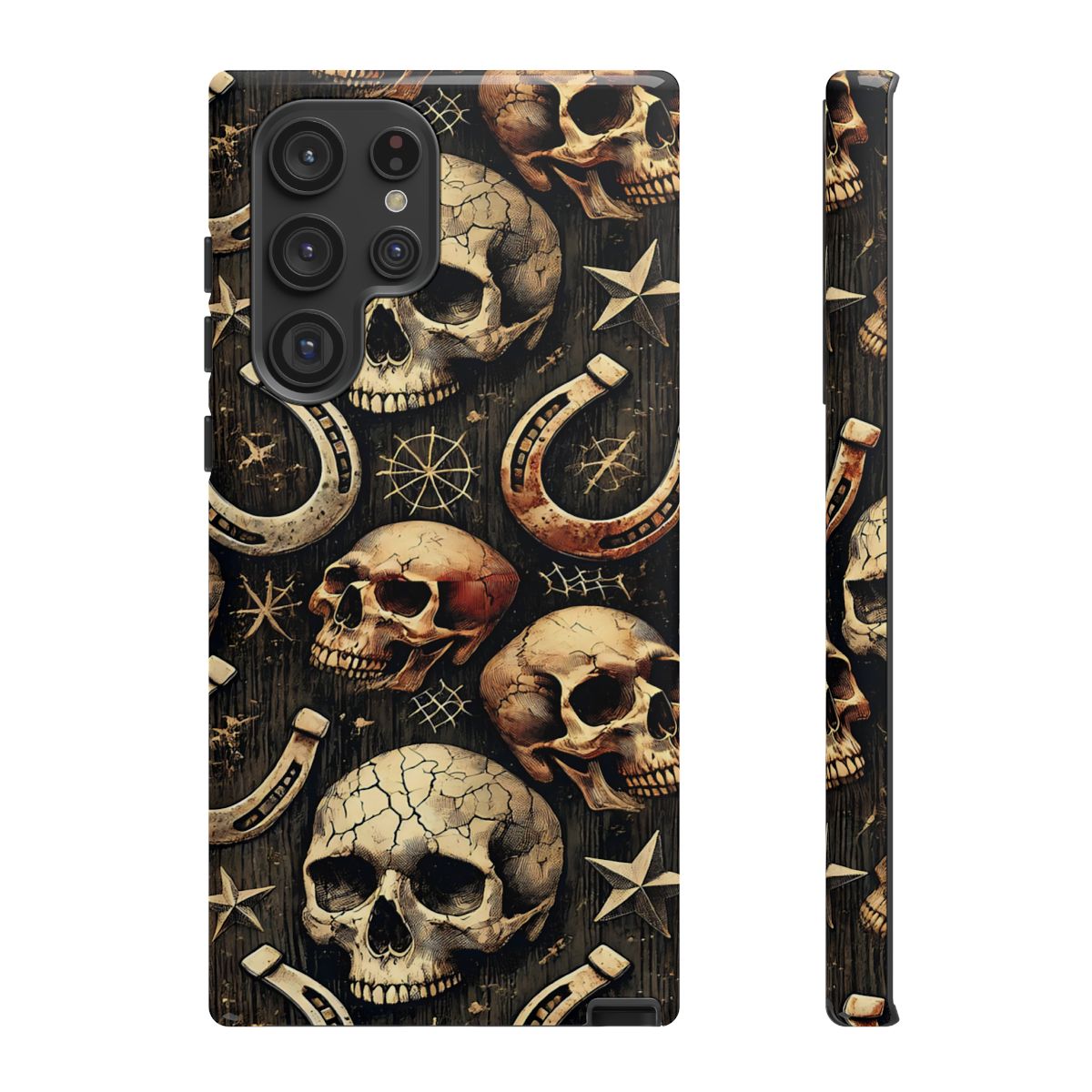 Skulls Horseshoes Dark Tough Case