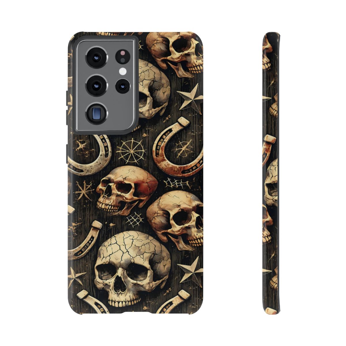 Skulls Horseshoes Dark Tough Case