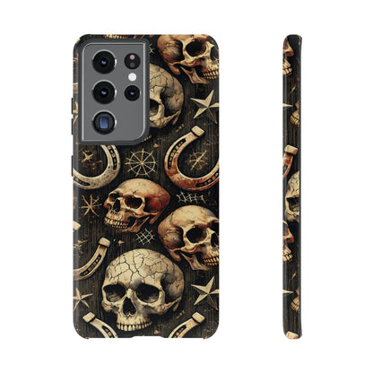Skulls Horseshoes Dark Tough Case