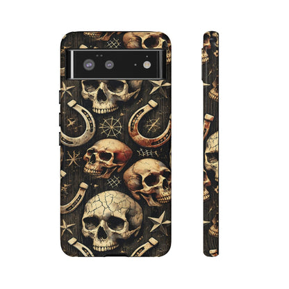 Skulls Horseshoes Dark Tough Case