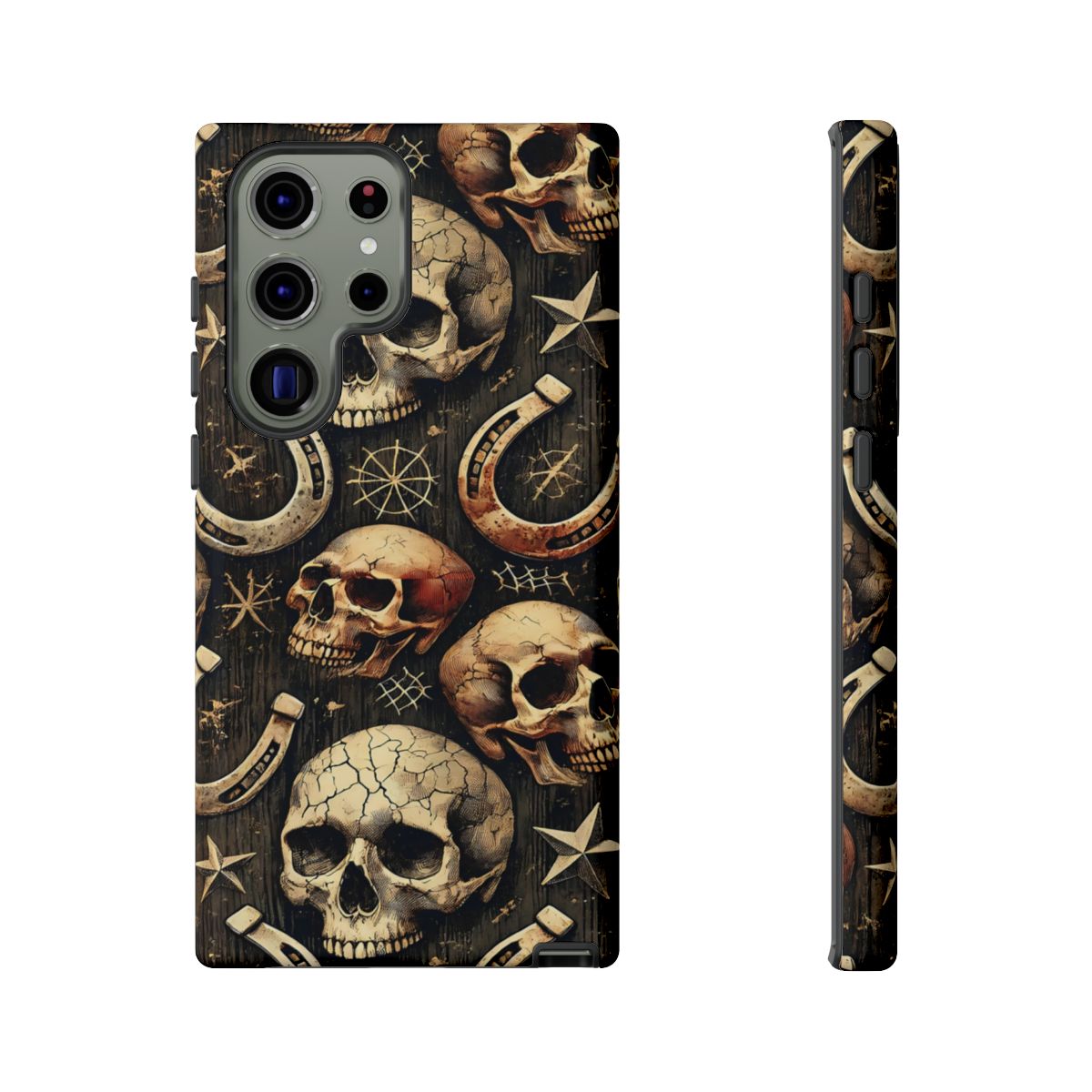Skulls Horseshoes Dark Tough Case