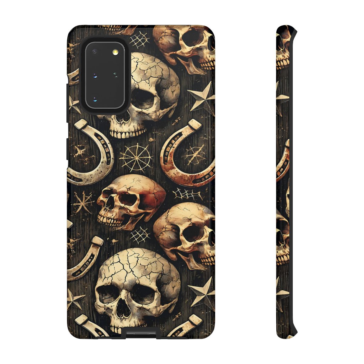 Skulls Horseshoes Dark Tough Case