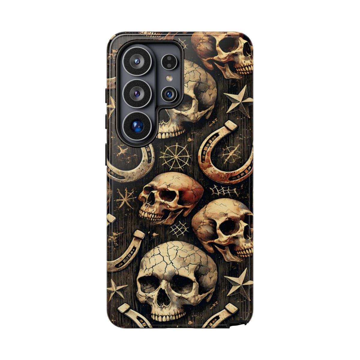 Skulls Horseshoes Dark Tough Case