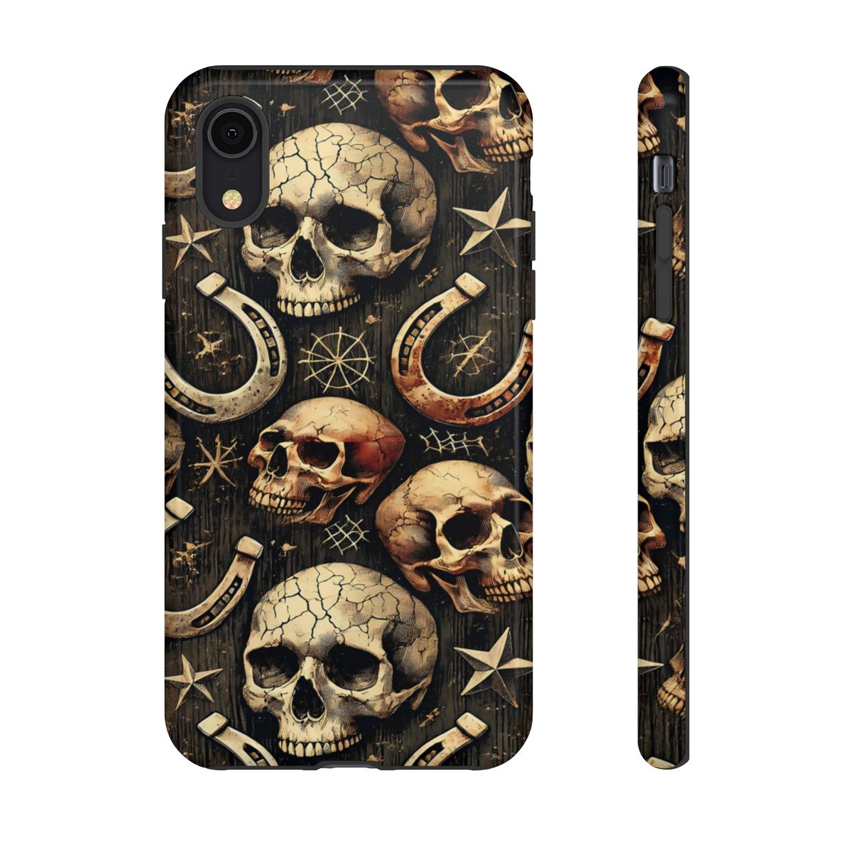 Skulls Horseshoes Dark Tough Case