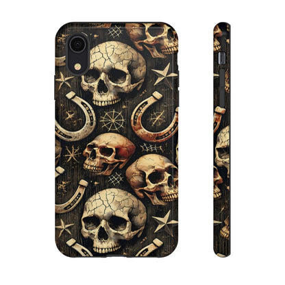 Skulls Horseshoes Dark Tough Case