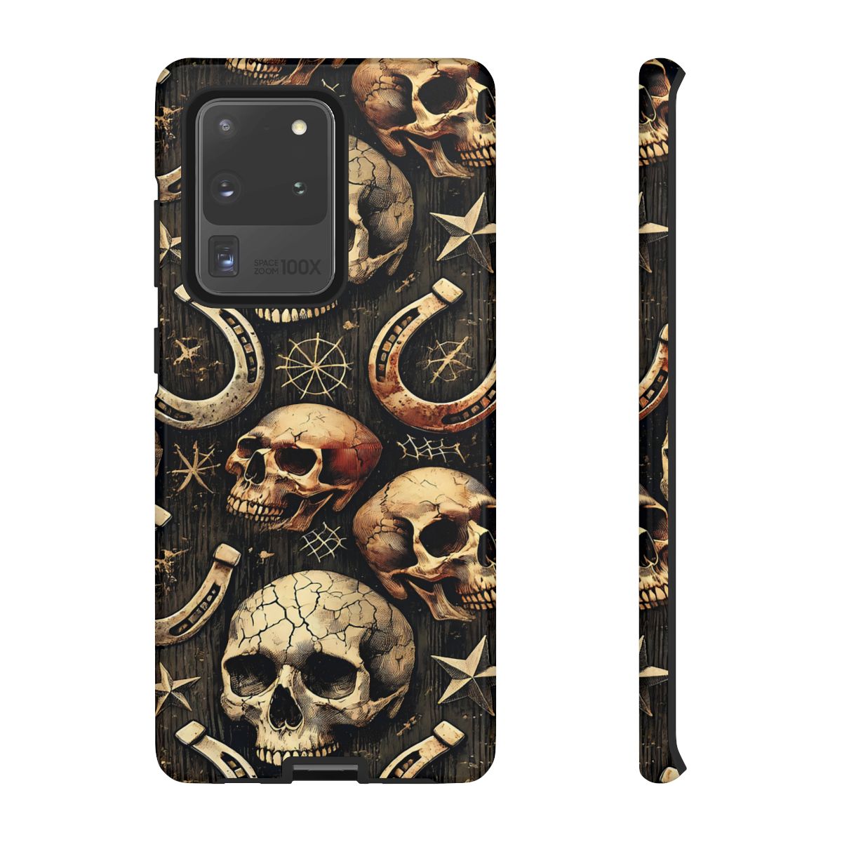 Skulls Horseshoes Dark Tough Case