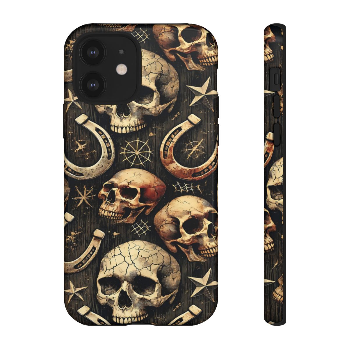 Skulls Horseshoes Dark Tough Case