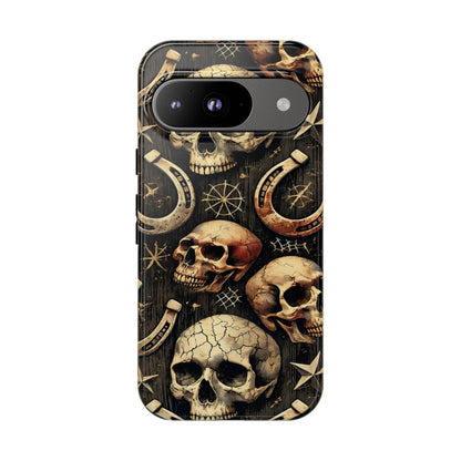 Skulls Horseshoes Dark Tough Case