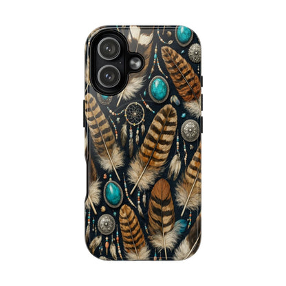 Southwest Feather Magnetic Case