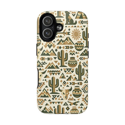 Southwest Tribal Green Magnetic Case