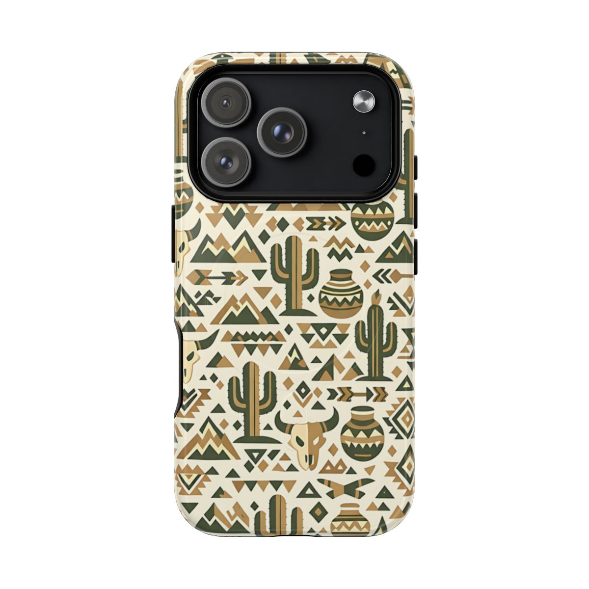 Southwest Tribal Green Magnetic Case