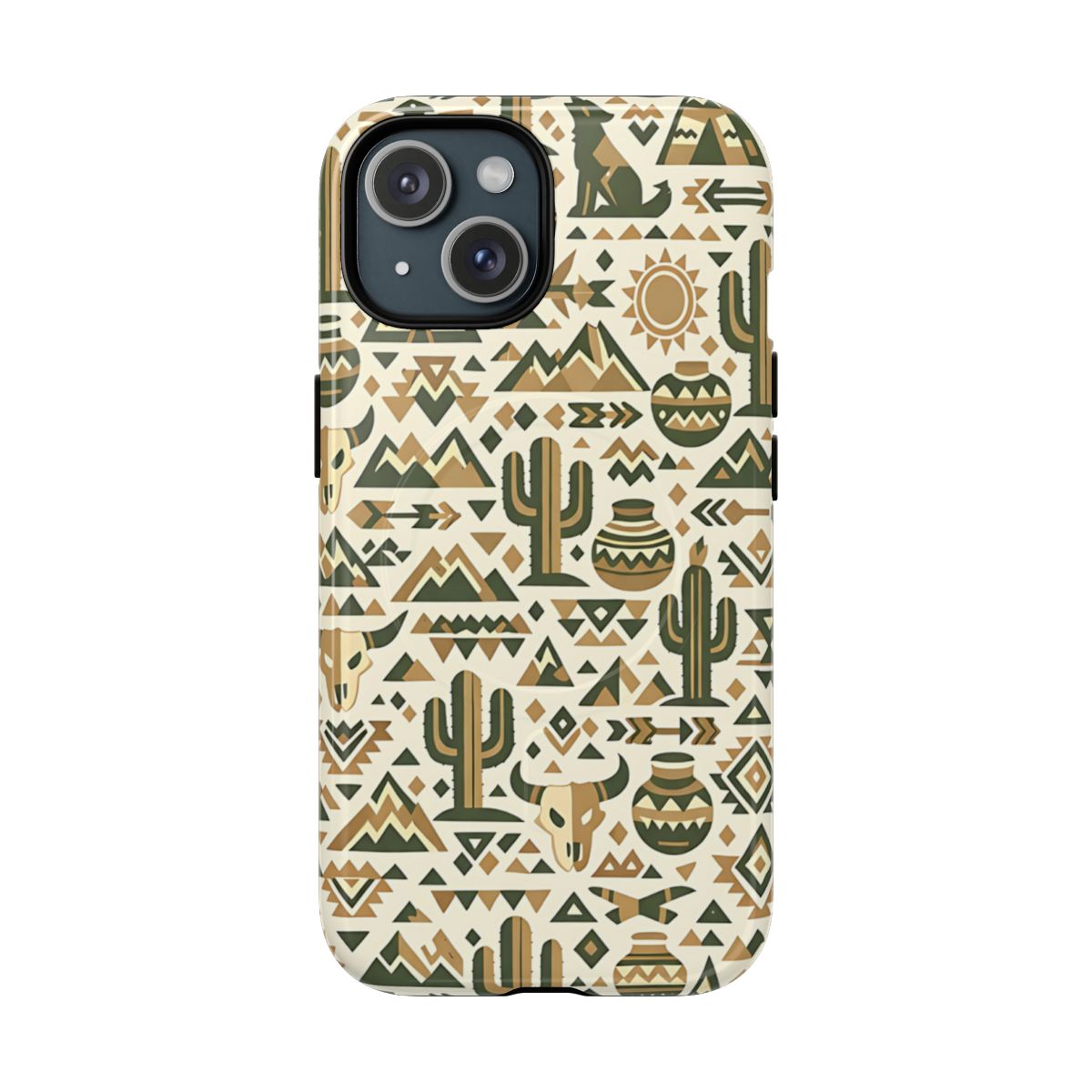 Southwest Tribal Green Magnetic Case