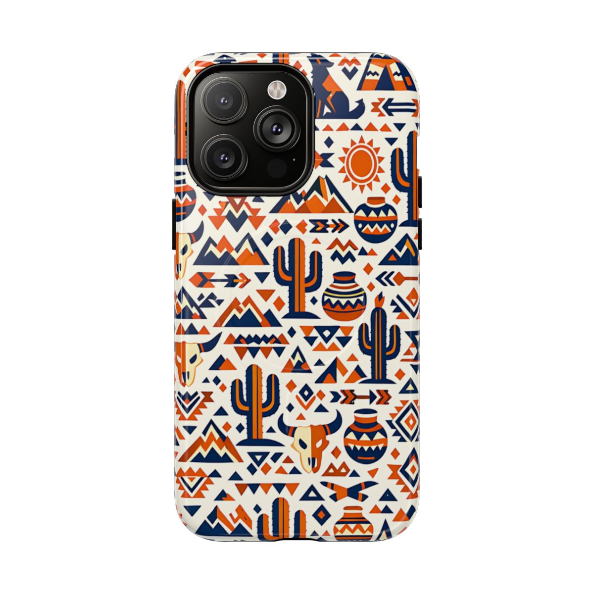 Southwest Tribal Orange Magnetic Case