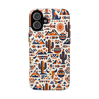 Southwest Tribal Orange Magnetic Case
