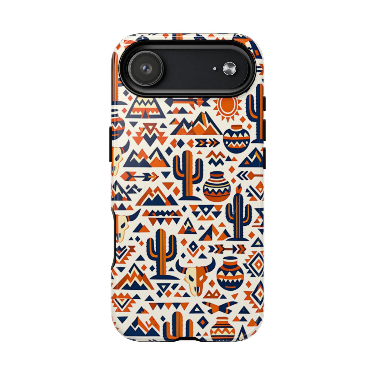 Southwest Tribal Orange Magnetic Case