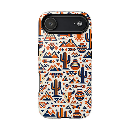 Southwest Tribal Orange Magnetic Case