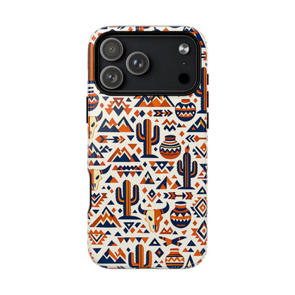 Southwest Tribal Orange Magnetic Case