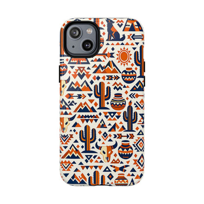 Southwest Tribal Orange Magnetic Case