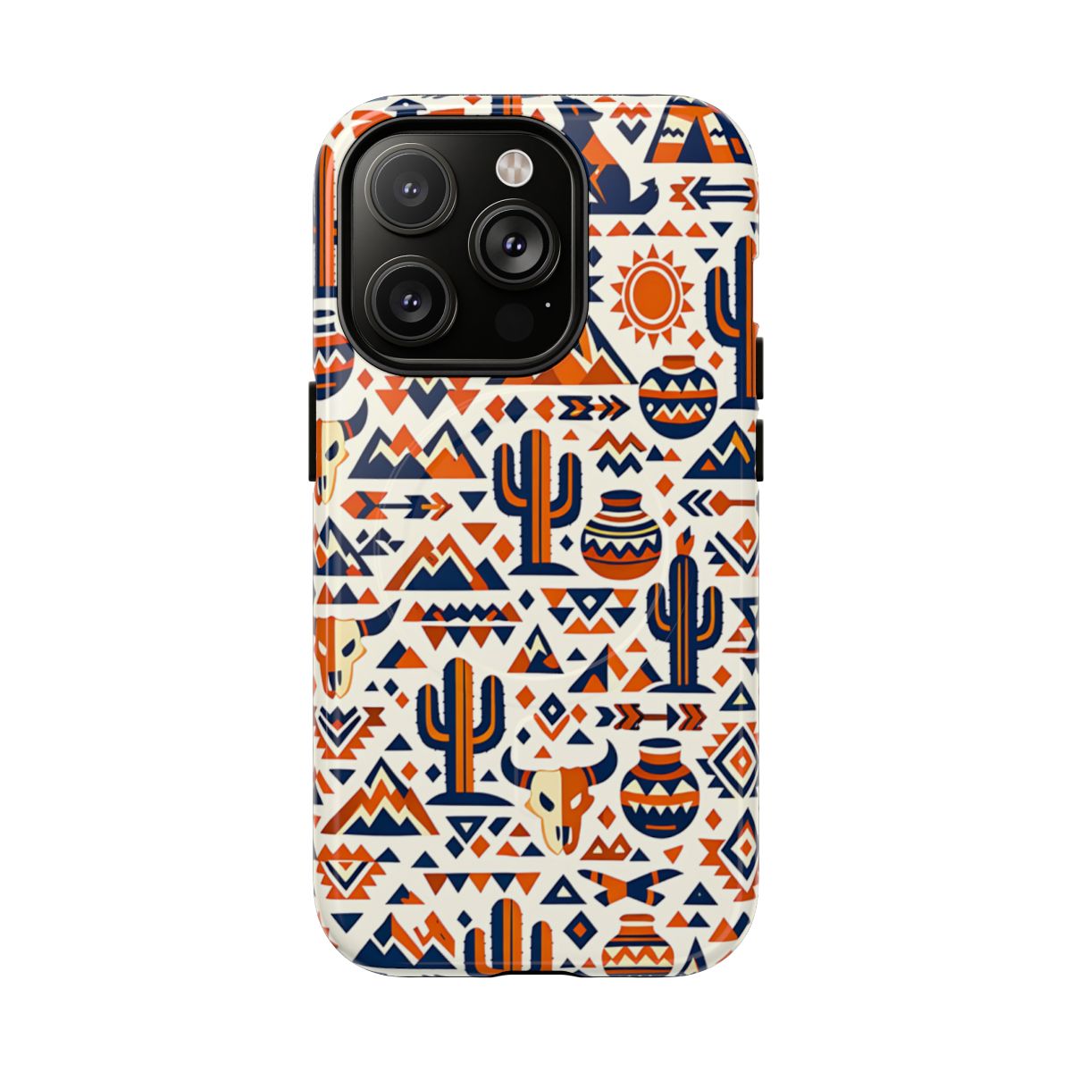 Southwest Tribal Orange Magnetic Case