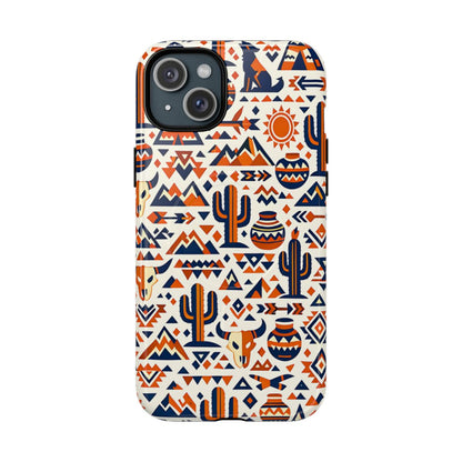 Southwest Tribal Orange Magnetic Case