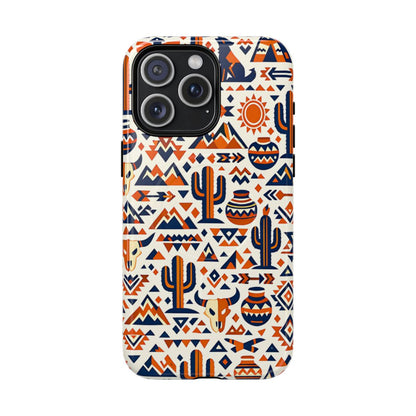 Southwest Tribal Orange Magnetic Case