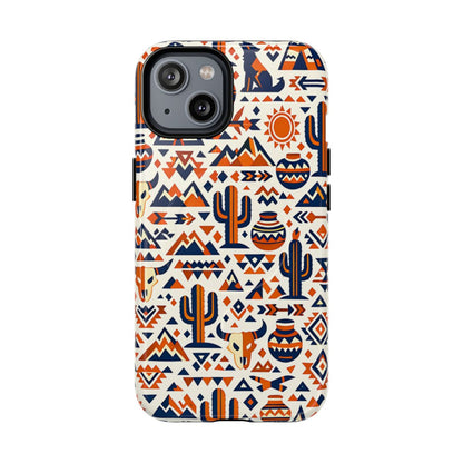 Southwest Tribal Orange Magnetic Case