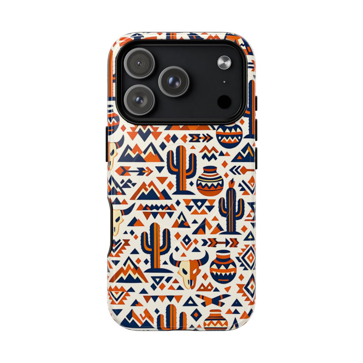 Southwest Tribal Orange Magnetic Case