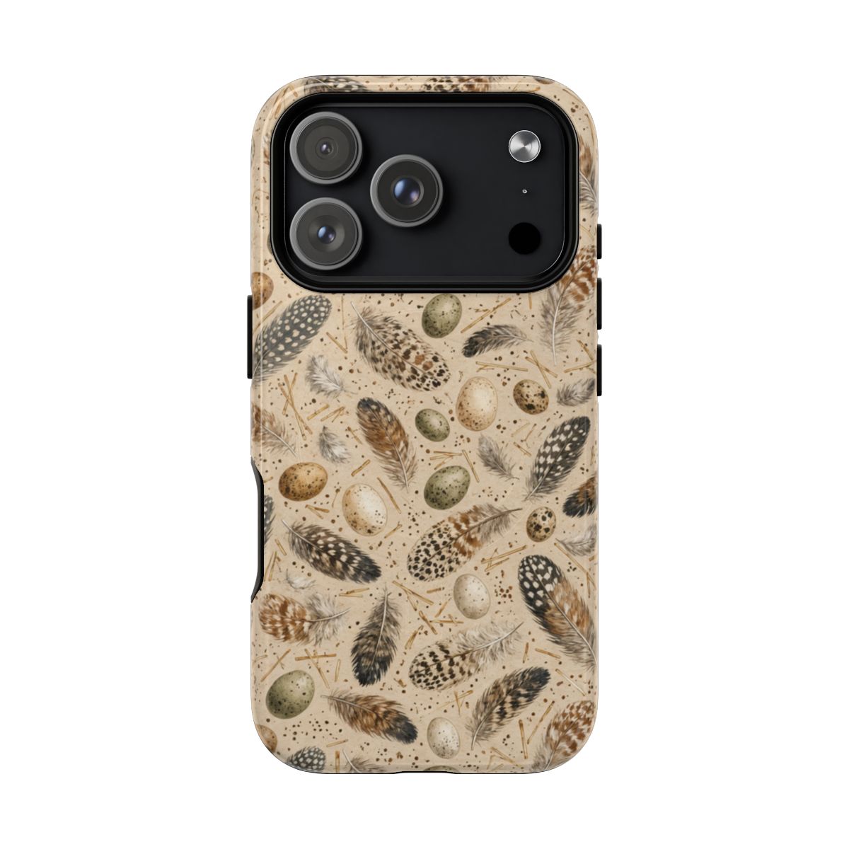 Speckled Hen Feathers Magnetic Case - iPhone 18 Pro
