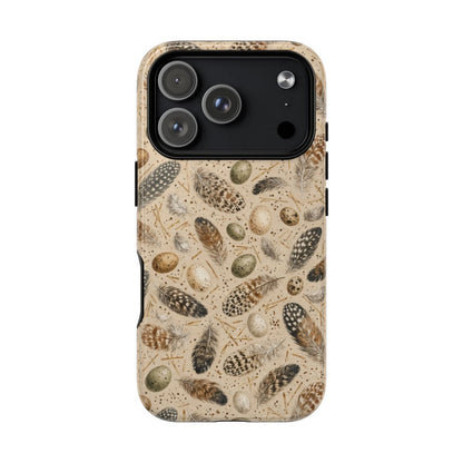 Speckled Hen Feathers Magnetic Case - iPhone 18 Pro