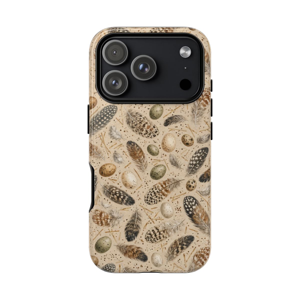 Speckled Hen Feathers Tough Case - iPhone 18 Pro