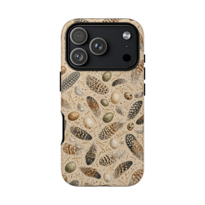 Speckled Hen Feathers Tough Case - iPhone 18 Pro