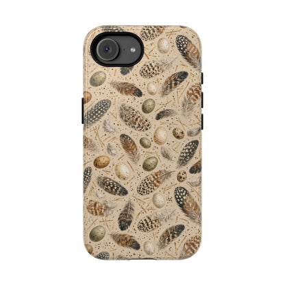 Speckled Hen Feathers Tough Case - iPhone 17e